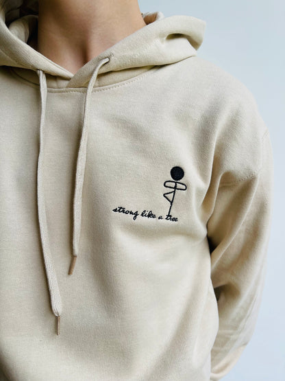 Unisex hoodie - Strong like a tree