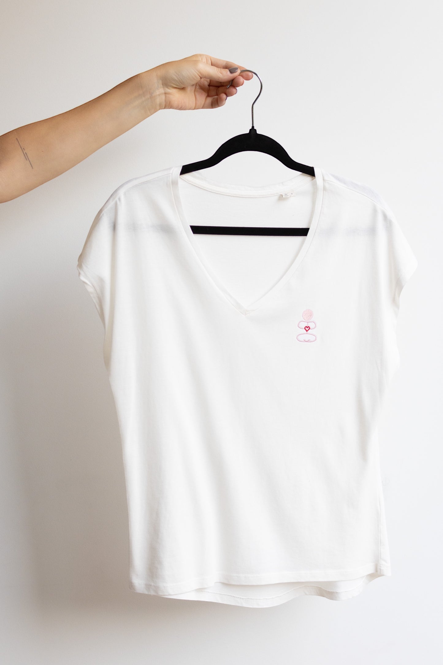 Dames T-shirt V-hals - Easy