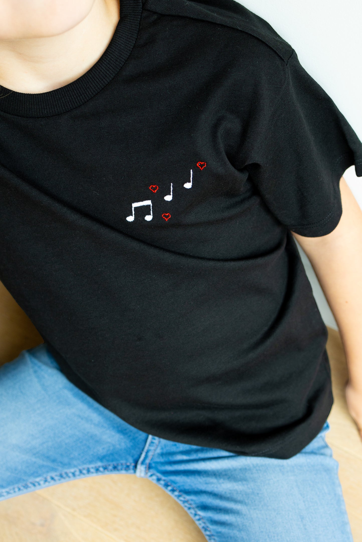 Unisex kids T-shirt - I love music